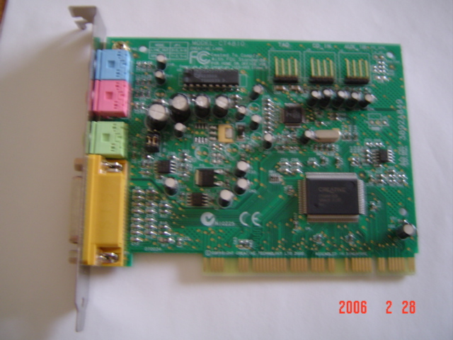 CREATIVE SOUND BLASTER PCI CT4810/CT4750/CT4700